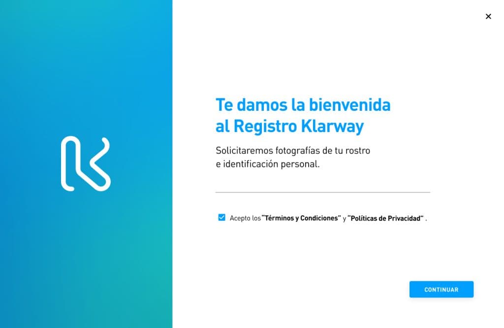 Términos y Condiciones aceptados — pantalla de confirmación