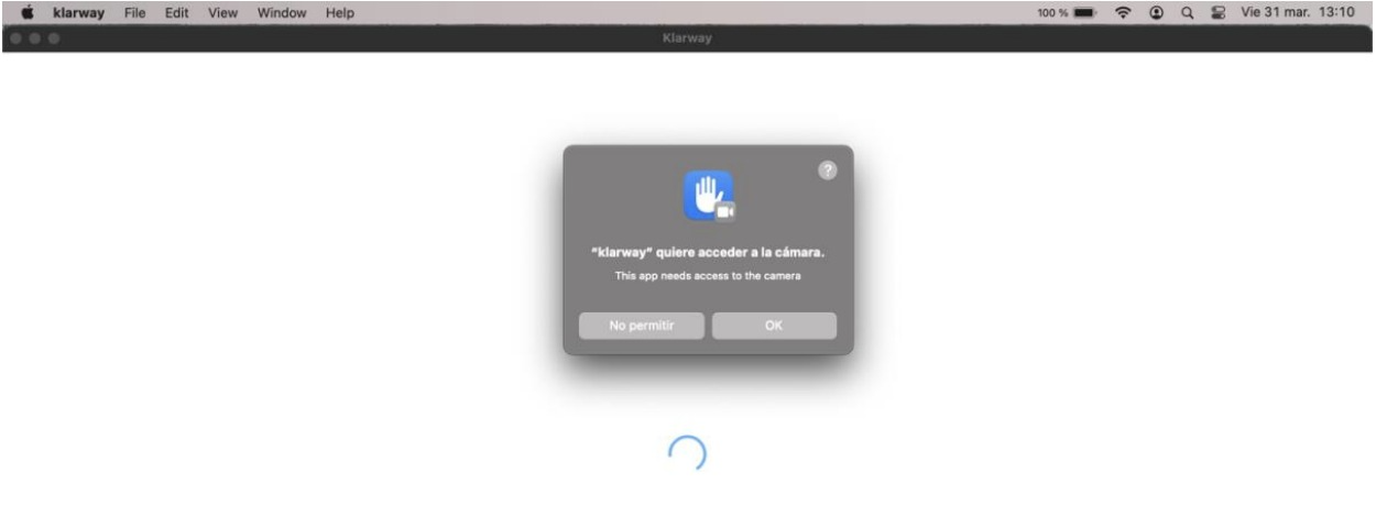 Solicitud de permiso de micrófono en Mac